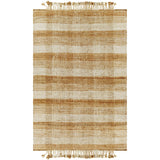 Natural Fiber Hemp Rug, Handwoven Hemp Jute