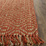 Natural Fiber Linden Geometric Jute Area Rug