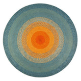 Boho Round Jute Rug, Large Round Jute Rug