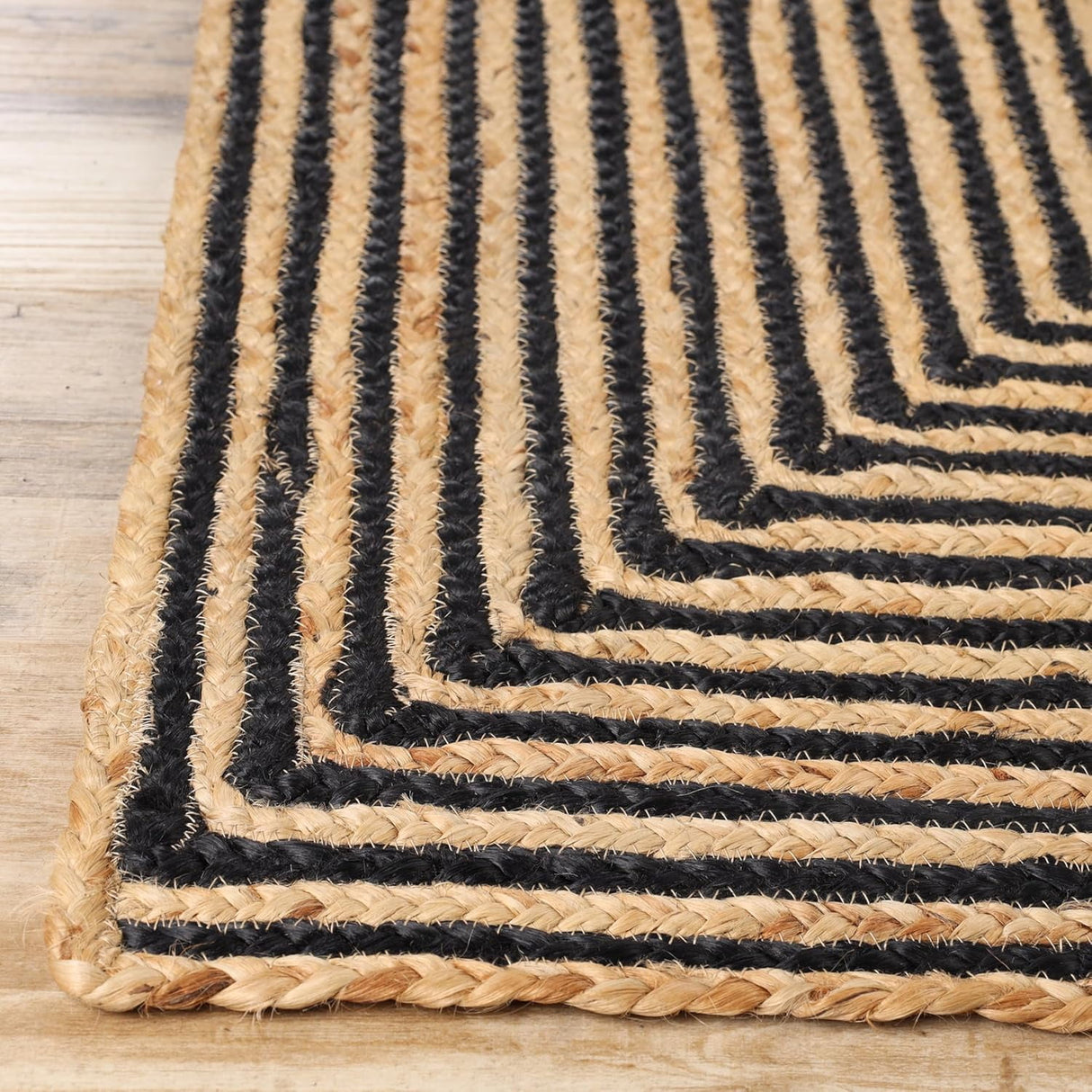 Handmade Handwoven Braided Jute Area Rugs Bohemian Home Decor Bedroom Kitchen Hallway Farmhous