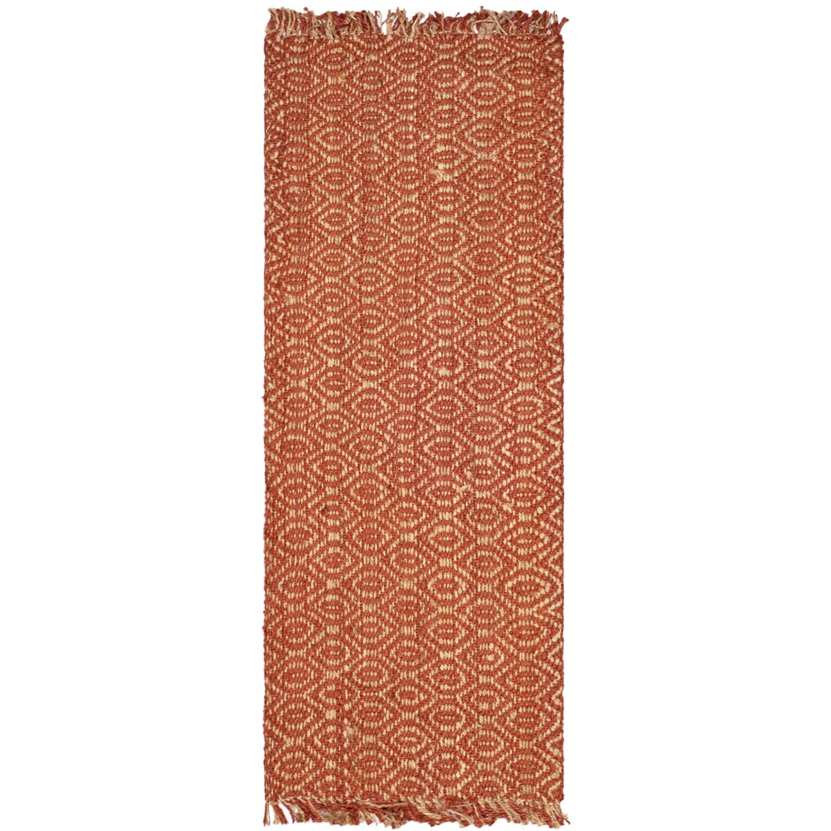 Natural Fiber Linden Geometric Jute Area Rug