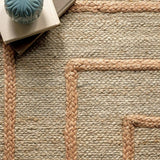 Braided Area Jute Rug Hand tuft Rug For Living Room, Bedroom, Hallway