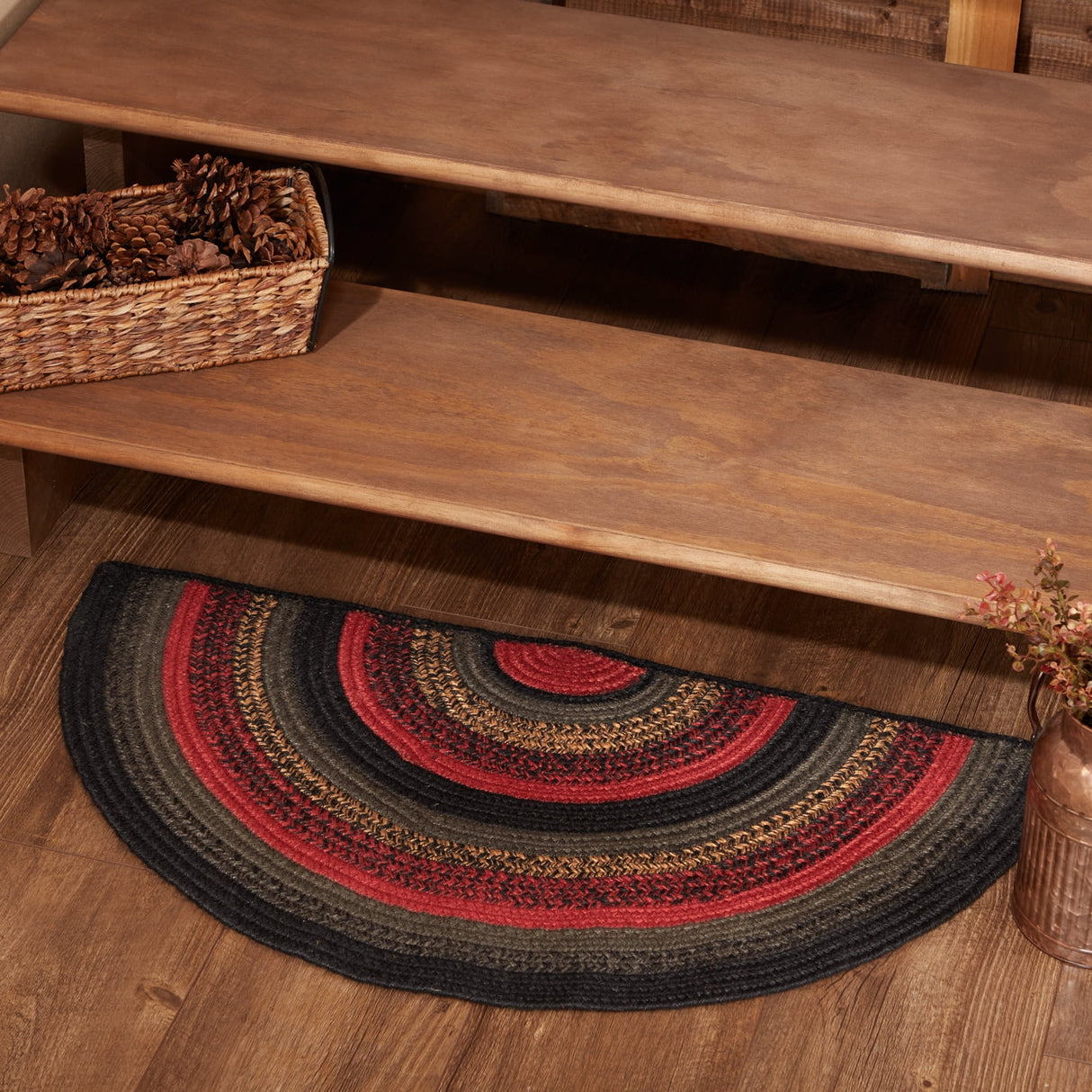 Natural Fibers Dyed Jute Area-Rug for Entryway Kitchen Dining Living Room