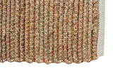 Handmade natural jute rug - Boho rug