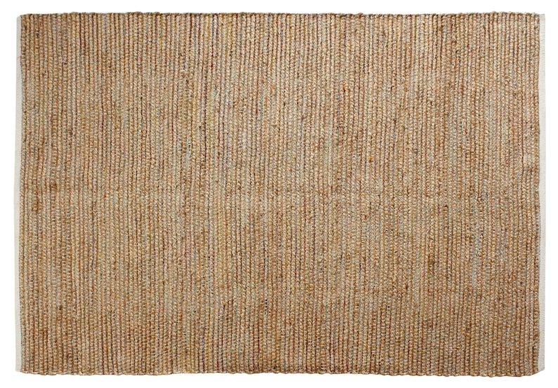 Handmade natural jute rug - Boho rug