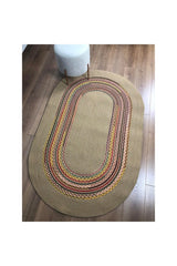 Oval Carpet Jute Rug, Hand Braided Jute Rug