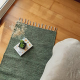 Pine Green Runner Rug