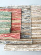 Green Wool And Jute Rug.Rug For Living Room Decor Rug