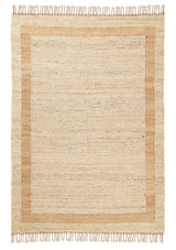 White And Natural Hemp Jute Rugs