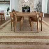 White And Natural Hemp Jute Rugs