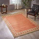 Handmade Wool Jute Kilim Rug