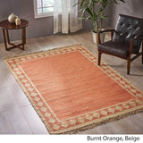 Handmade Wool Jute Kilim Rug