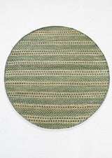 Green Wool And Jute Rug.Rug For Living Room Decor Rug