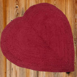 Red Heart Jute Rug,Heart Shape Red Jute Rug