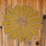 Flower Shape Jute Rug