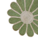 Flower Shape Jute Rug