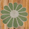 Flower Shape Jute Rug