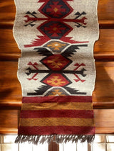 Handwoven Wool And Jute Runner,Bohemian Rug