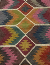 Bohemian Rug,Handmade Kilim Runner Rug For Stair Décor