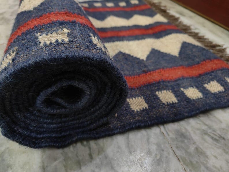 Handwoven Wool And Jute Runner