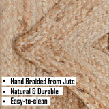 Eco-Friendly Jute Rug from India ,Handwoven Jute Rugs