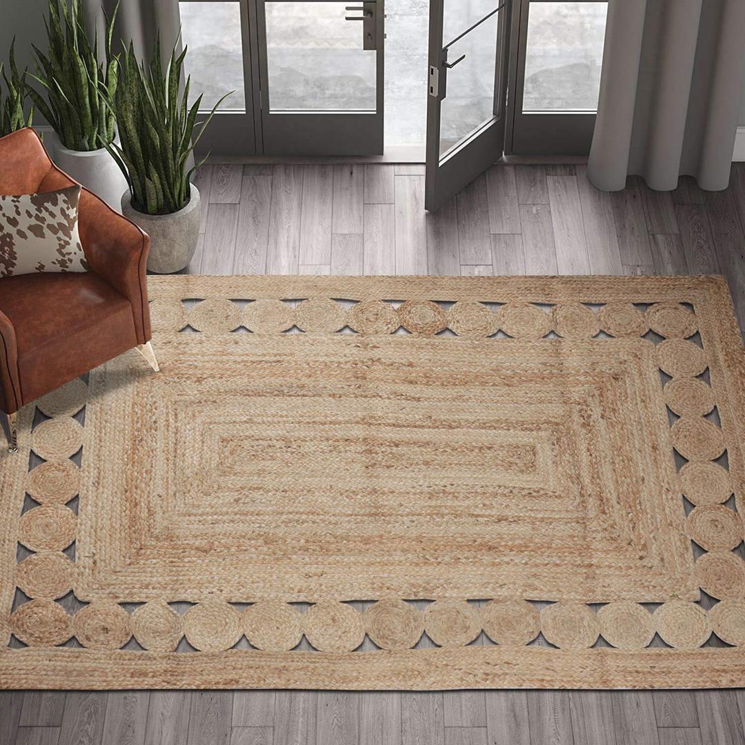 Eco-Friendly Jute Rug from India ,Handwoven Jute Rugs