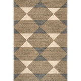 Diamond Pattern Hand Braided Natural jute rugs